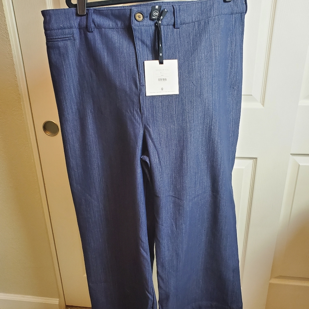 Wide leg crop